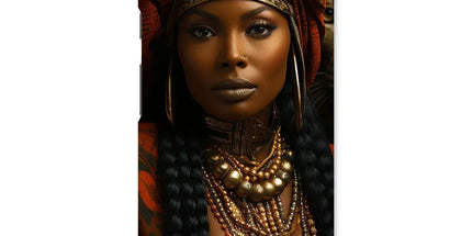 Empress Ebony Leopard Luxe MelanatedME Snap Phone Case by Prodigi