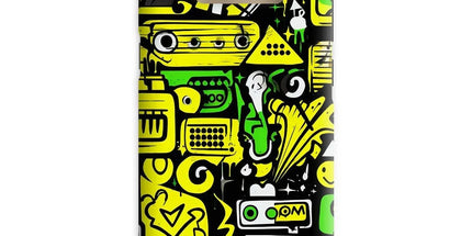 Graffiti Green and Yellow Abstract: A Dive into Vibrant Urban Art Snap Phone Case by Prodigi