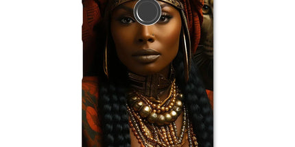 Empress Ebony Leopard Luxe MelanatedME Snap Phone Case by Prodigi