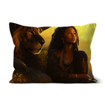 Empress Divine: The Black Feminine & Lion of Judah Legacy Cushion