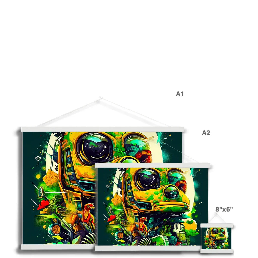 Graffiti Odyssey Wonderland Framed Wall Print with Hanger by Prodigi