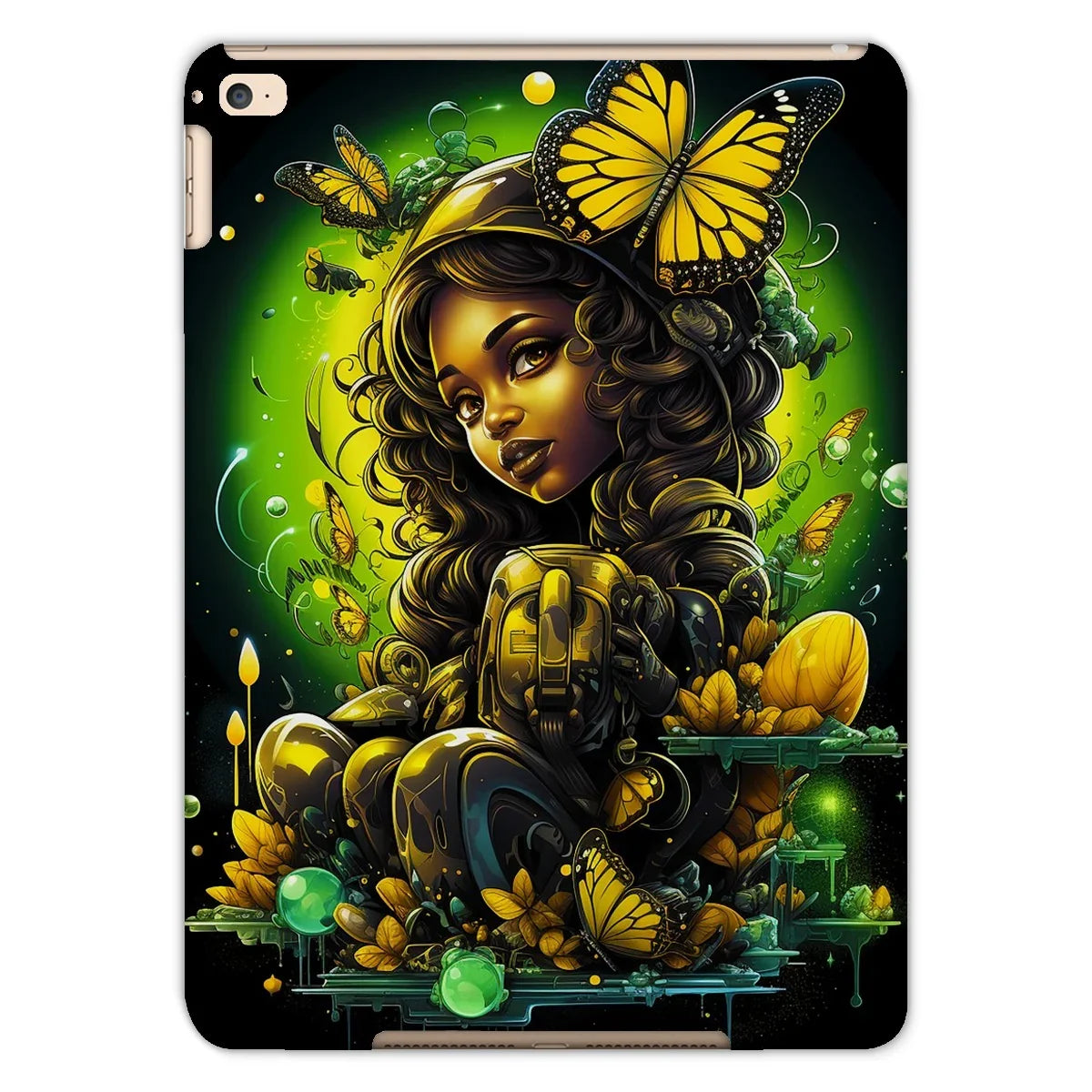 Urban Jungle Metamorphosis Muse Luminous Butterfly Queen Tablet Cases - D'Sare