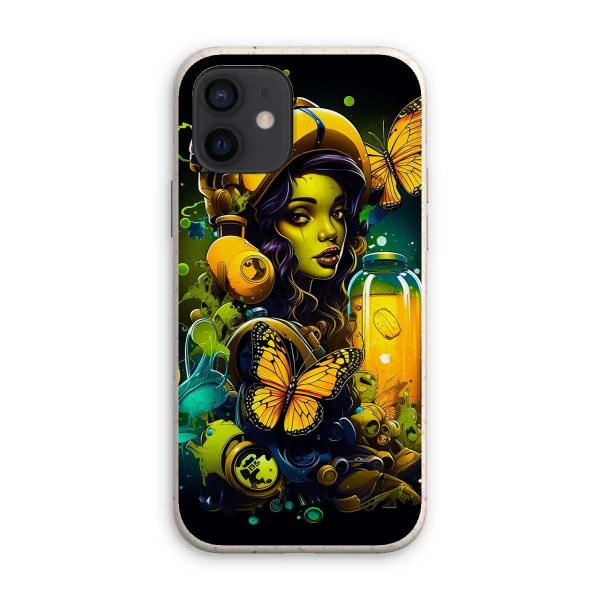 Bioluminescent Dreams | Monarch Butterfly Alchemist | Vibrant Fantasy  Eco Phone Case - D'Sare