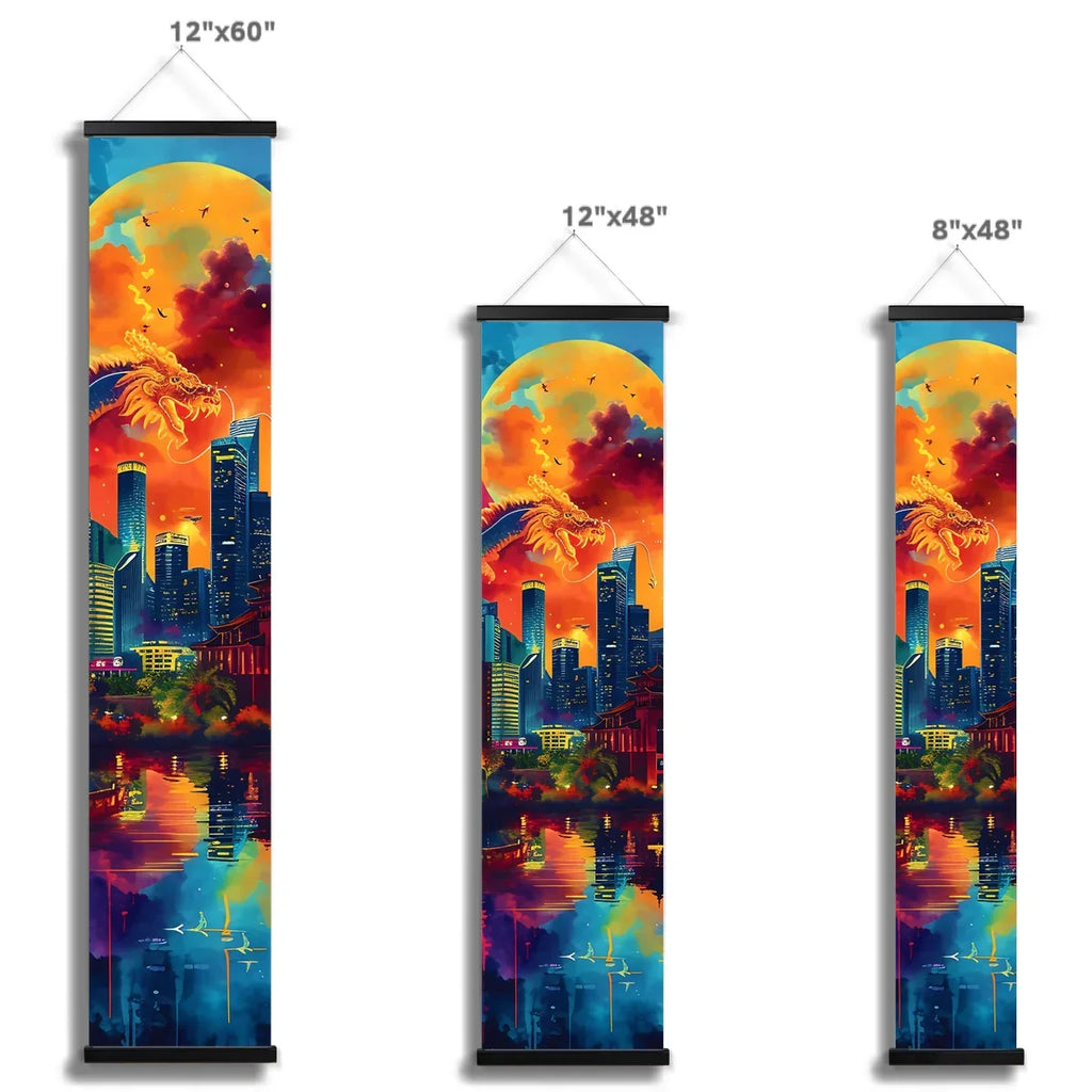 2024 Year Of The Dragon Celebration Wall Height Chart - D'Sare