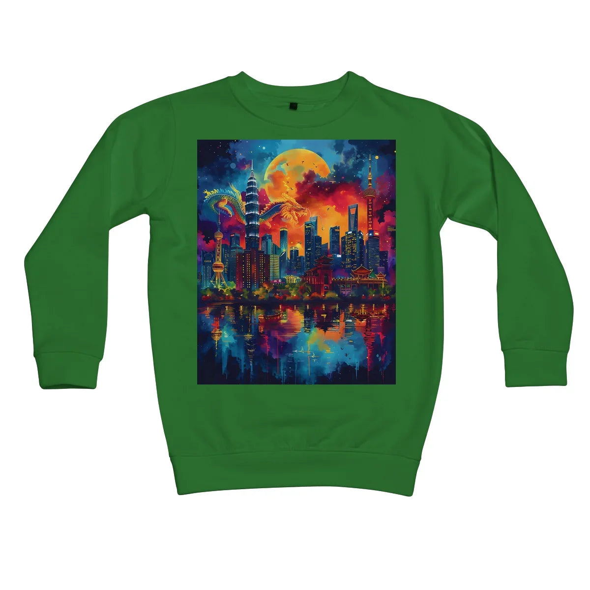 2024 Year Of The Dragon Celebration Kids Sweatshirt - D'Sare