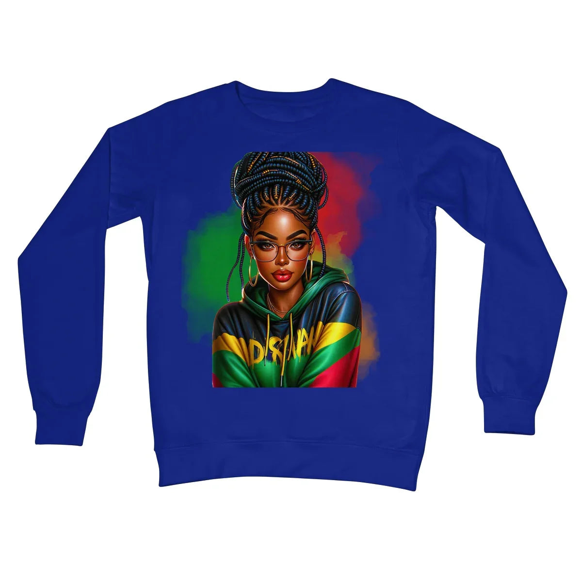 Irie Island Girl  Crew Neck Sweatshirt - D'Sare