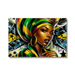 Gift For Her Rasta Queen Street Black Women Gift Eco Canvas - D'Sare