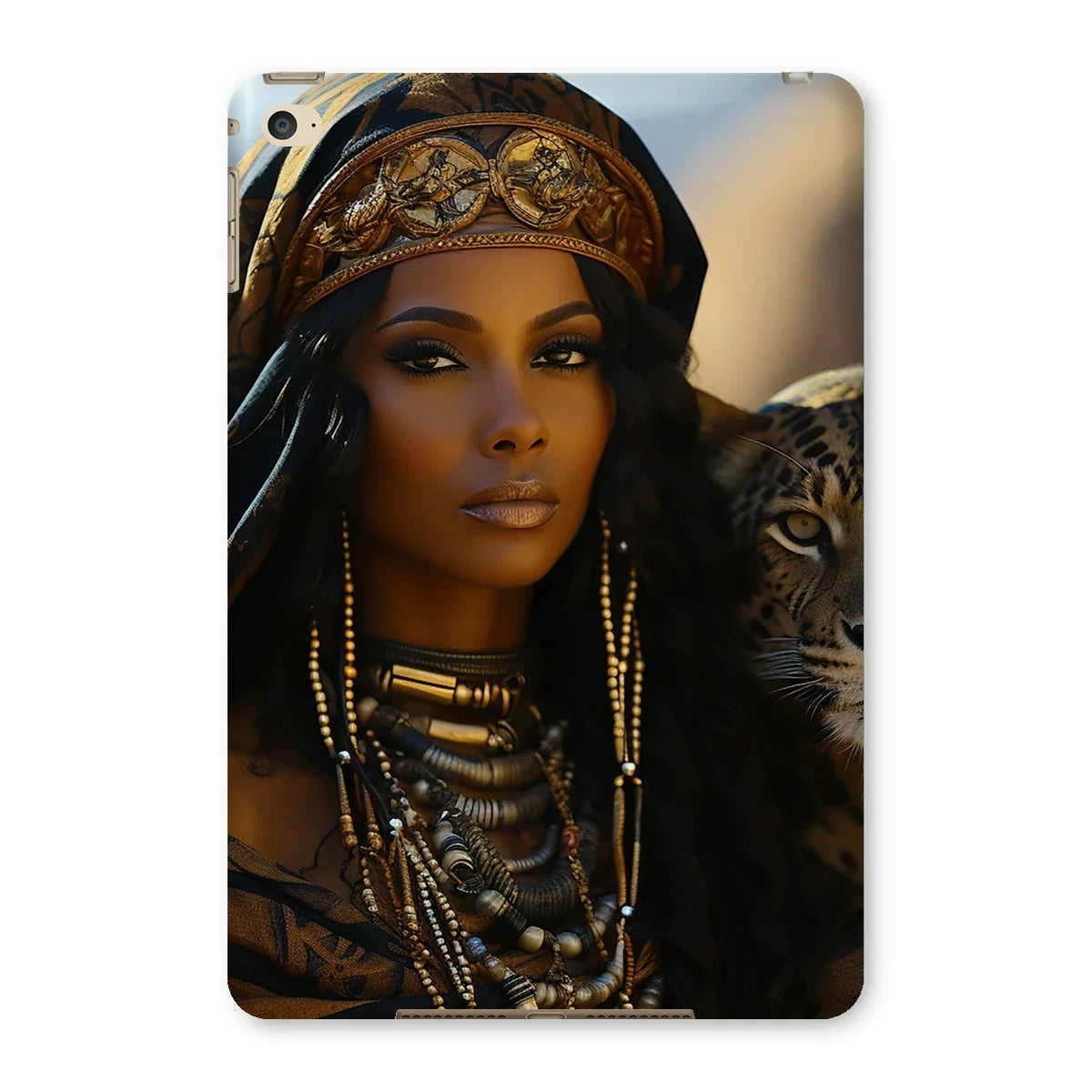 Blue Empress and The Majestic Leopard Tablet Cases - D'Sare
