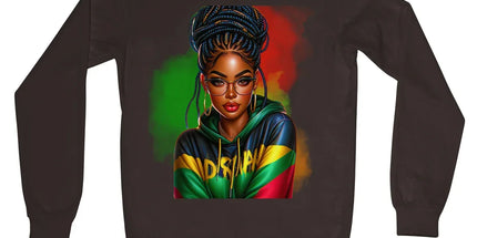 Irie Island Girl Crew Neck Sweatshirt by Prodigi