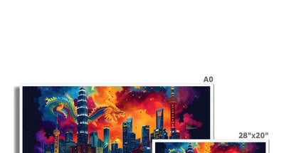 2024 Year Of The Dragon Celebration Framed Print by Prodigi