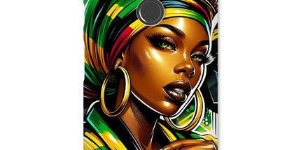 Gift For Her Rasta Queen Street Black Women Gift Snap Phone Case - D'Sare