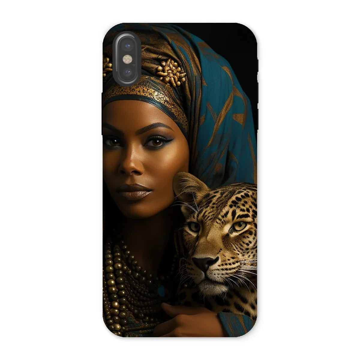 Leopard Luxe Lady Glamorous Empress  Tough Phone Case - D'Sare