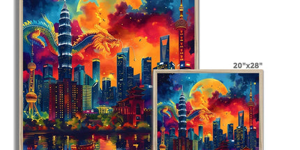 2024 Year Of The Dragon Celebration Framed Print by Prodigi