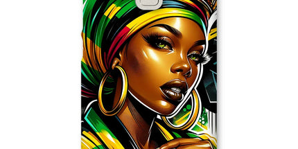Gift For Her Rasta Queen Street Black Women Gift Snap Phone Case - D'Sare