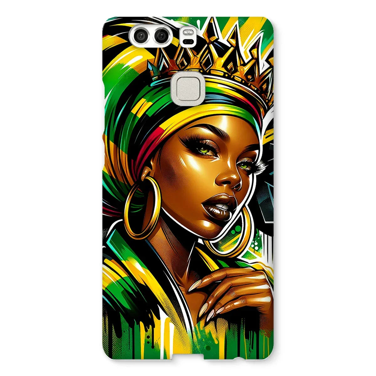 Gift For Her Rasta Queen Street Black Women Gift Snap Phone Case - D'Sare