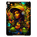 Urban Girl Neon Butterfly Headphone Pop Tablet Cases by Prodigi