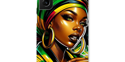 Gift For Her Rasta Queen Street Black Women Gift Snap Phone Case - D'Sare