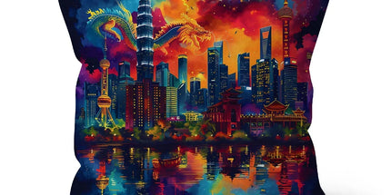 2024 Year Of The Dragon Celebration Cushion by Prodigi