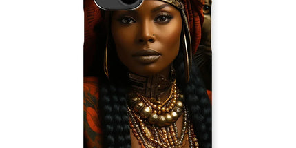 Empress Ebony Leopard Luxe MelanatedME Snap Phone Case by Prodigi
