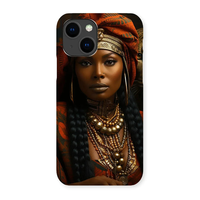 Empress Ebony Leopard Luxe MelanatedME Snap Phone Case by Prodigi