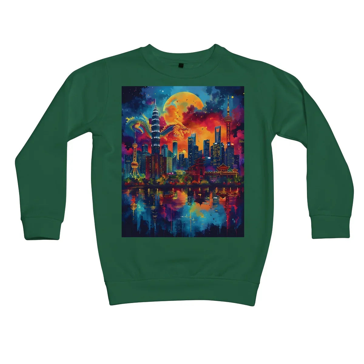 2024 Year Of The Dragon Celebration Kids Sweatshirt - D'Sare
