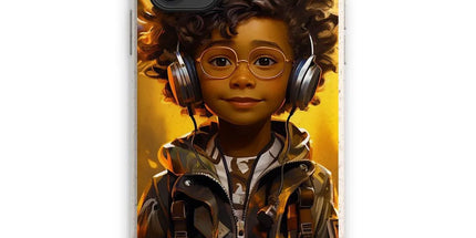 Little Boy Dino Dream: MelanatedMe Adventures by D'Sare Eco Phone Case by Prodigi