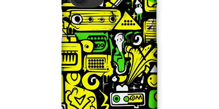 Graffiti Green and Yellow Abstract: A Dive into Vibrant Urban Art Snap Phone Case by Prodigi