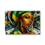 Gift For Her Rasta Queen Street Black Women Gift Eco Canvas - D'Sare