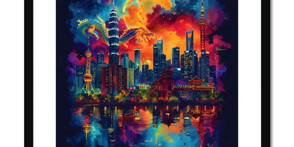 2024 Year Of The Dragon Celebration Framed & Mounted Print by Prodigi