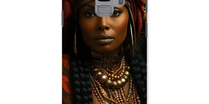 Empress Ebony Leopard Luxe MelanatedME Snap Phone Case by Prodigi