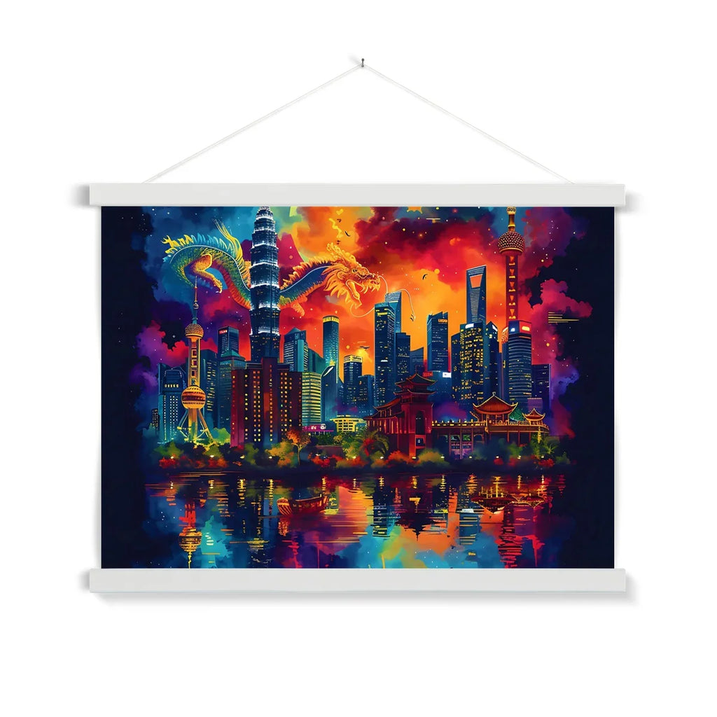 2024 Year Of The Dragon Celebration Fine Art Print with Hanger - D'Sare