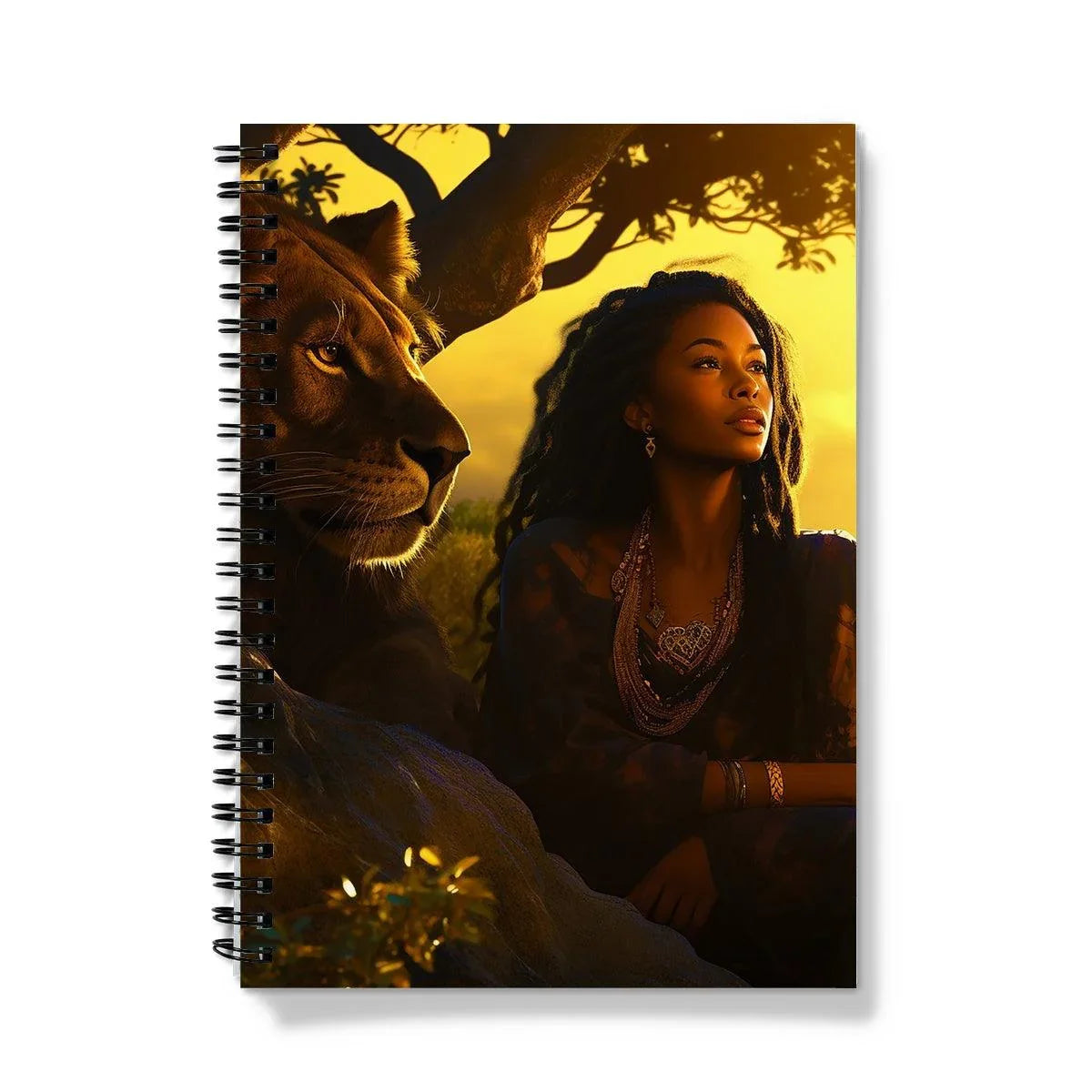Empress Divine: The Black Feminine & Lion of Judah Legacy Notebook by Prodigi