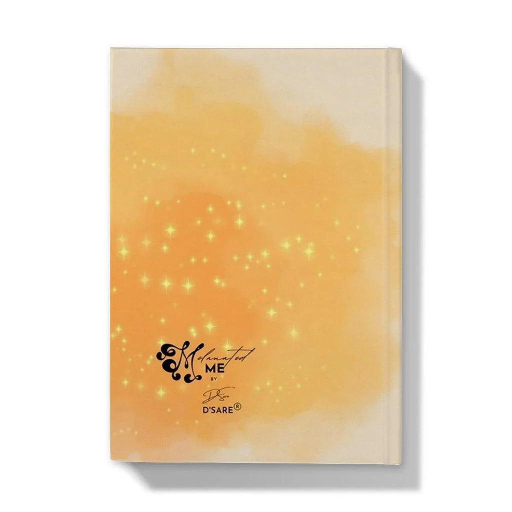 Autum Days Cute Black Girl MelanatedMe Hardback Journal - D'Sare 