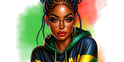Irie Island Girl Temporary Tattoo by Prodigi