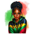 Irie Island Girl Temporary Tattoo by Prodigi