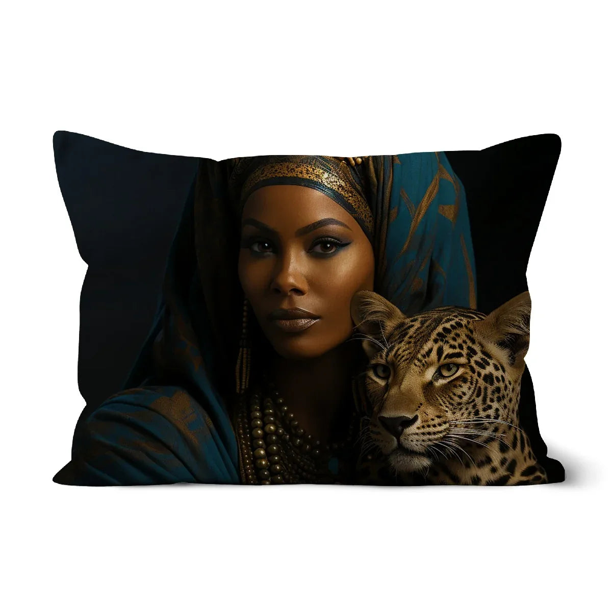 Leopard Luxe Lady Glamorous Empress  Cushion - D'Sare