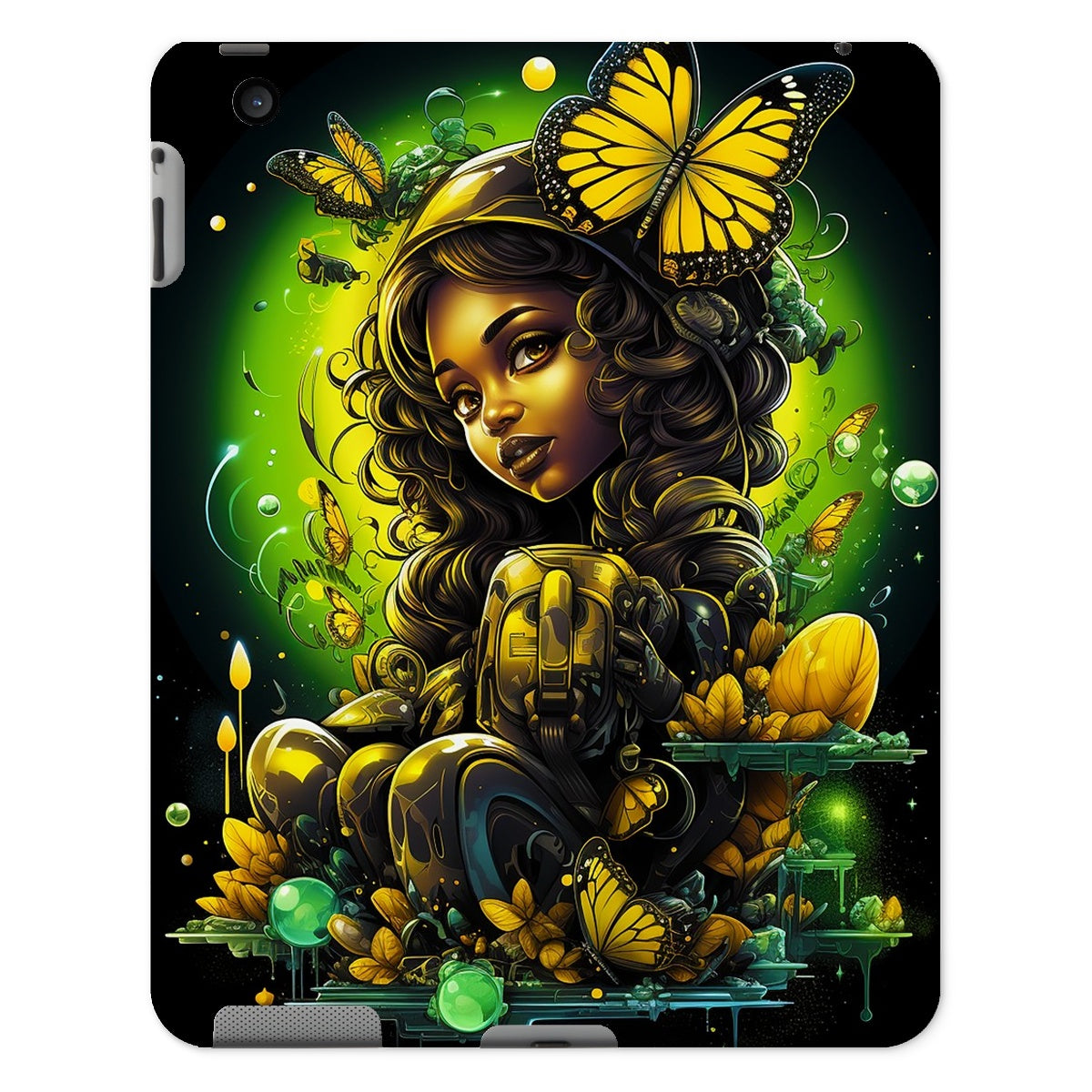 Urban Jungle Metamorphosis Muse Luminous Butterfly Queen Tablet Cases