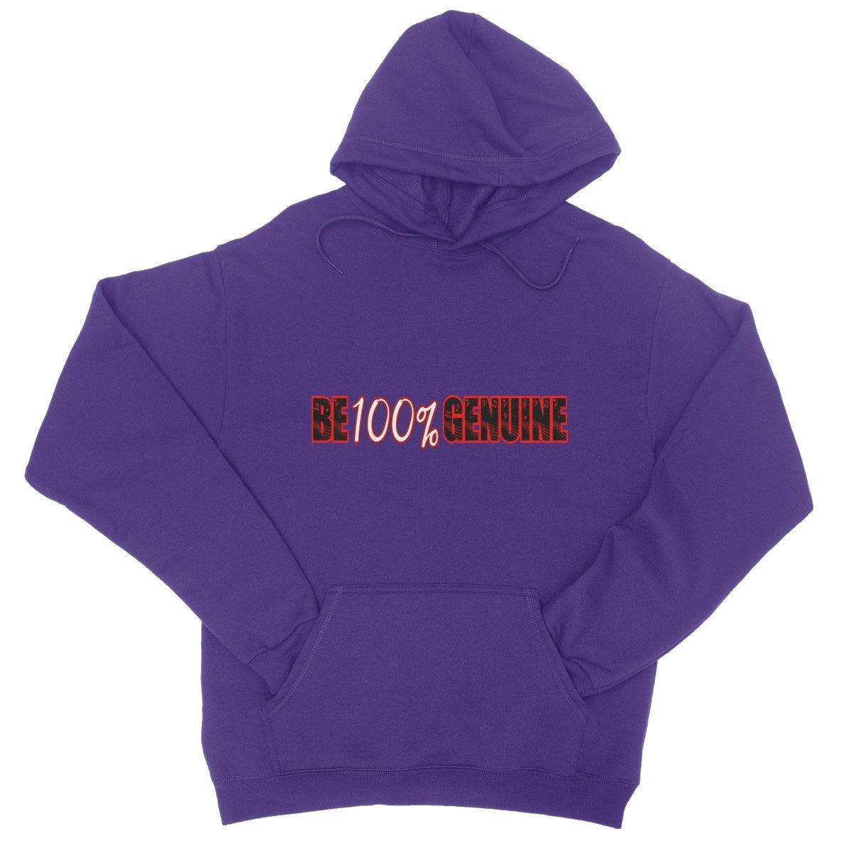 Be 100% Genuine College Hoodie - D'Sare 