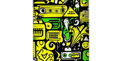 Graffiti Green and Yellow Abstract: A Dive into Vibrant Urban Art Tough Phone Case by Prodigi