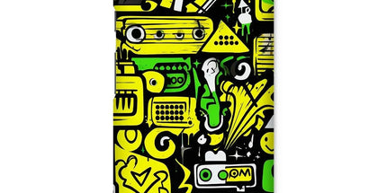 Graffiti Green and Yellow Abstract: A Dive into Vibrant Urban Art Snap Phone Case by Prodigi