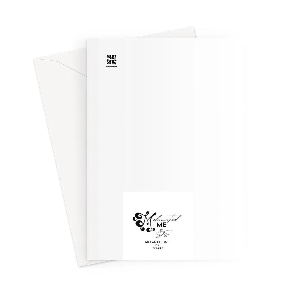 Little Boy Dino Dream Earphone: MelanatedMe Adventures by D'Sare Greeting Card - D'Sare 