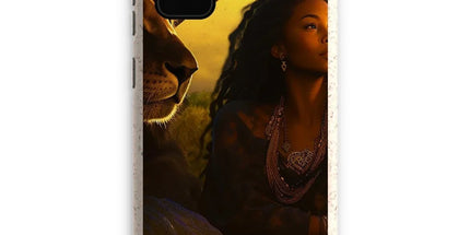 Empress Divine: The Black Feminine & Lion of Judah Legacy Eco Phone Case by Prodigi