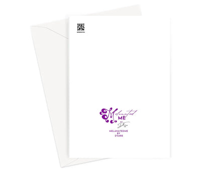 “Charming Sunflower Birthday Card for Little Girls - Vibrant Yellow & Purple Design with Joyful Wishes Greeting Card - D'Sare