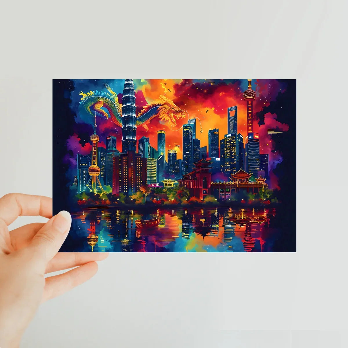 2024 Year Of The Dragon Celebration Classic Postcard - D'Sare