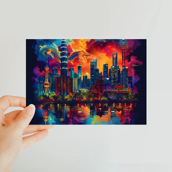 2024 Year Of The Dragon Celebration Classic Postcard