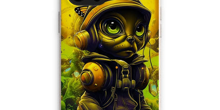 Lunar Explorer Pup | Intergalactic Canine Adventurer - Cosmic Voyage Sci-Fi Enthusiasts Eco Phone Case by D'Sare