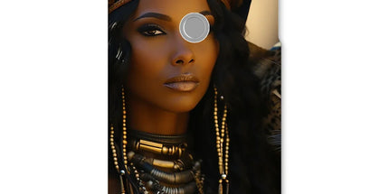 Blue Empress and The Majestic Leopard Snap Phone Case by Prodigi