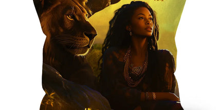Empress Divine: The Black Feminine & Lion of Judah Legacy Cushion - D'Sare