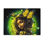 Urban Jungle Metamorphosis Muse Luminous Butterfly Queen Glass Chopping Board - D'Sare