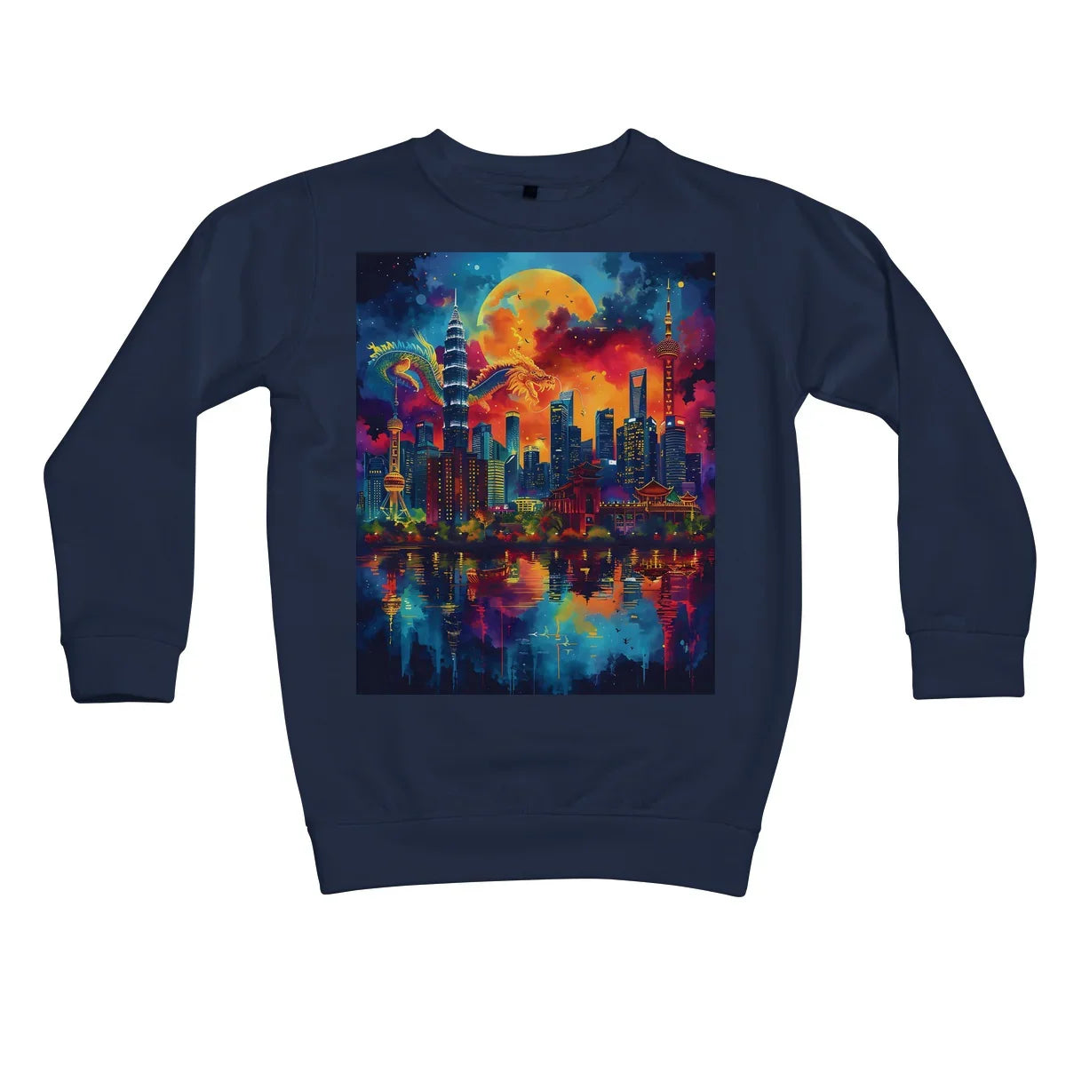 2024 Year Of The Dragon Celebration Kids Sweatshirt - D'Sare